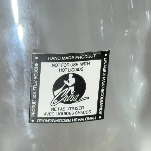 PartyLite Handmade Casa Glass Pitcher & Margarita Glass Set With Colorful Bases - Picture 6 of 16